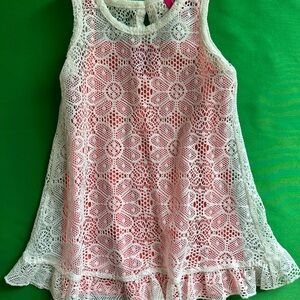 Floral Lace Sleeveless dress, 3T